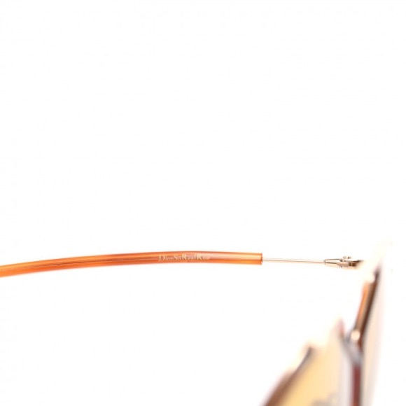 New - DIOR BUTTERFLY SUNGLASSES SOREALRISE 06J70 GOLD/HAVANA 58MM - Picture 9 of 11